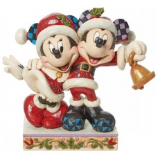 Figura enesco disney mickey & minnie