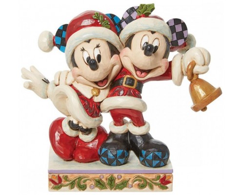 Figura enesco disney mickey & minnie