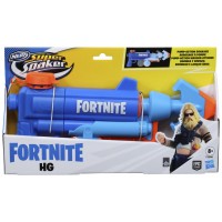 Pistola hasbro nerf super soaker fortnite