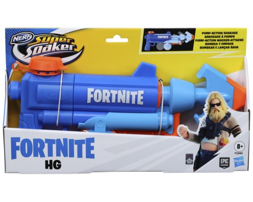 Pistola hasbro nerf super soaker fortnite