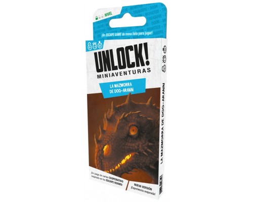 Juego mesa unlock! miniaventuras la mazmorra