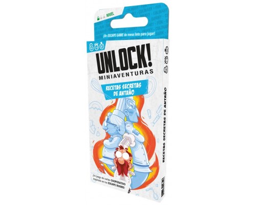 Juego mesa unlock! miniaventuras recetas secretas