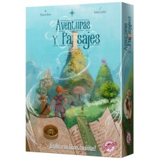 Juego mesa aventuras y paisajes edad