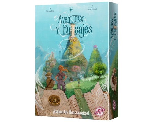 Juego mesa aventuras y paisajes edad