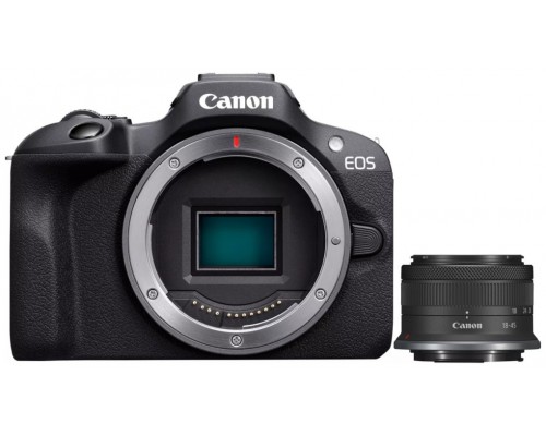 Camara reflex canon eos r100 +