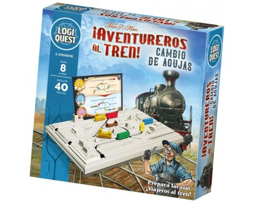 Juego mesa logiquest ¡aventureros al tren!