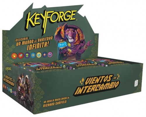 Juego mesa keyforge vientos intercambio edad