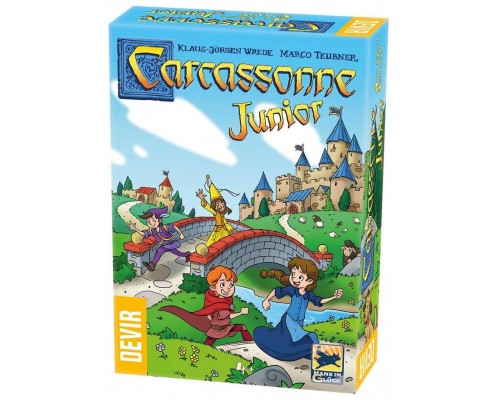 Juego mesa devir carcassonne junior (trilingüe)