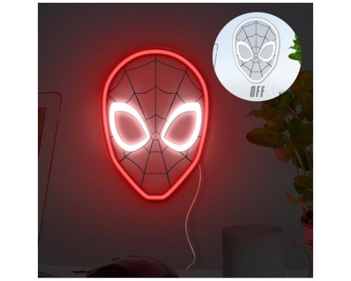 Lámpara pared paladone spiderman luz led