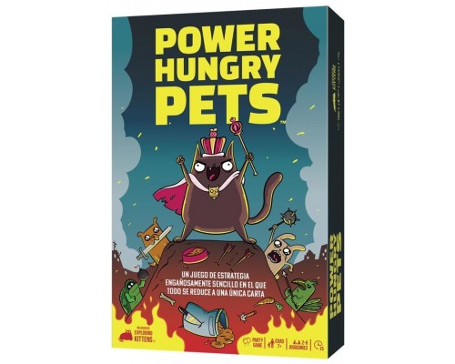 Juego mesa power hungry pets edad