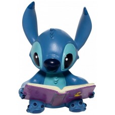 Figura enesco disney stitch con libro