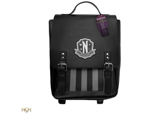 Mochila cinereplicas nevermore academy negro