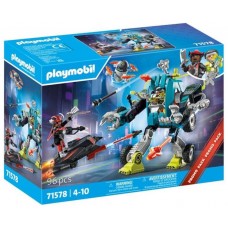 Playmobil robot vs planeador