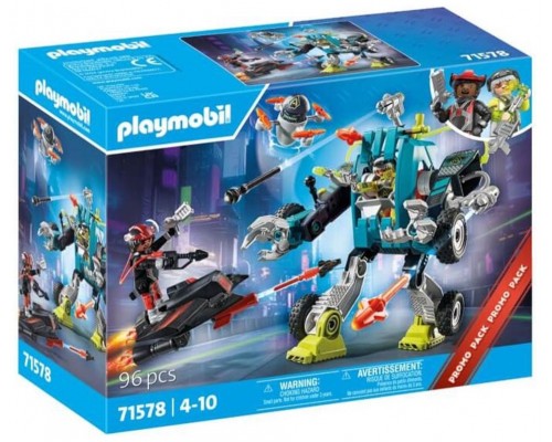 Playmobil robot vs planeador