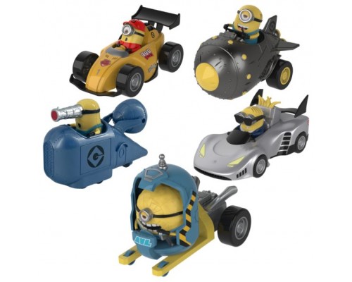 Figura vehículos minions 1 unidad aleatoria