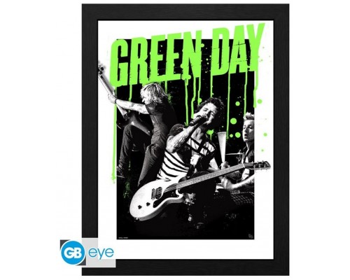 Impresion enmarcada gb eye green day