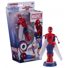 Figura electronica flying heroes marvel spiderman