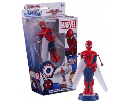 Figura electronica flying heroes marvel spiderman