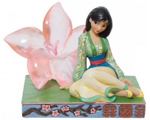 Figura resina enesco disney mulan con