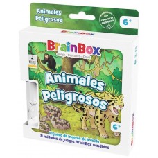 Juego mesa brainbox pocket animales peligrosos