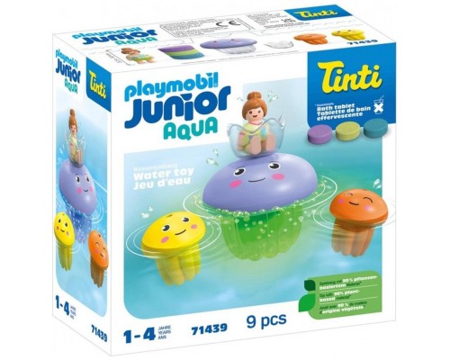 Playmobil junior tinti: familia medusas colores