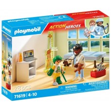 Playmobil action heroes: pediatria con osito