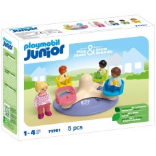 Playmobil junior carrusel con figuras