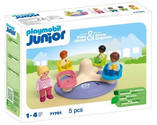 Playmobil junior carrusel con figuras