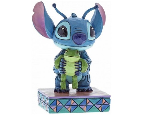 Figura enesco disney stitch con rana