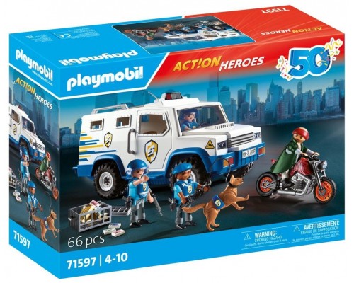 Playmobil transporte dinero policia