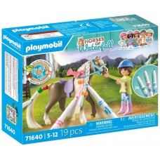 Playmobil set caballo colorear