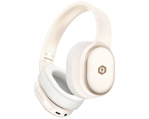 Auriculares qcharx pulse bluetooth beige