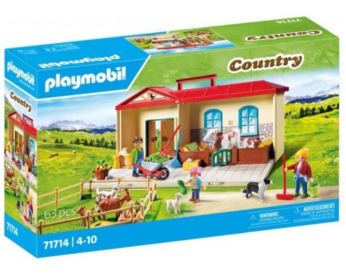 Playmobil granja maletín