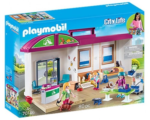 Playmobil clínica veterinaria maletín