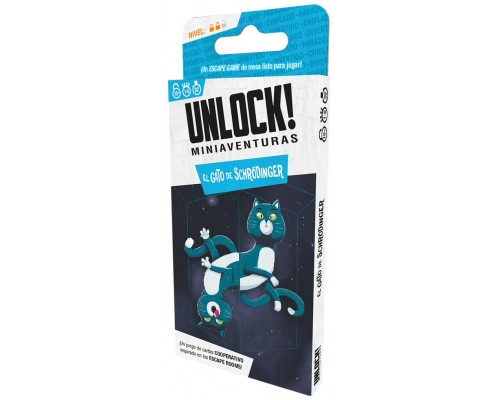 Juego mesa unlock! miniaventuras el gato