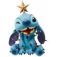 Figura enesco disney stitch luces navide&ntilde;as