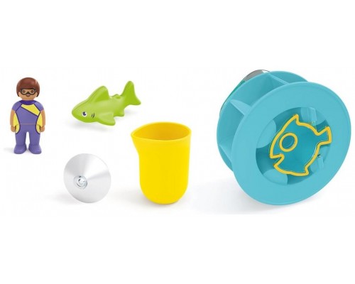 Playmobil junior aqua: rueda agua con