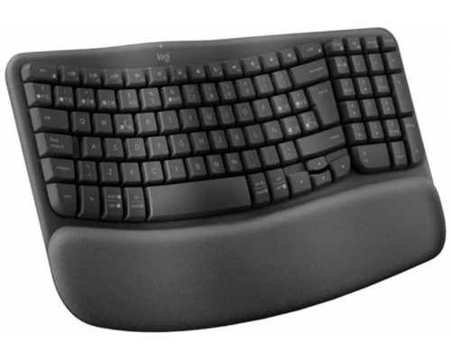 Teclado logitech wave keys bluetooth negro