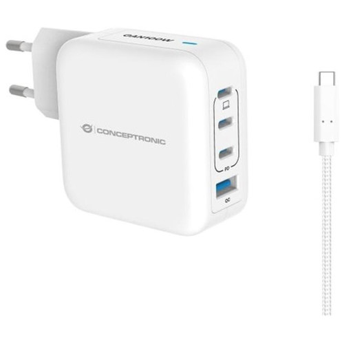 Cargador pared conceptronic althea18w 100w +-MR12 Cargador pared conceptronic althea18w 100w +