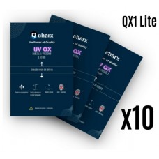 Laminas fijacion qcharx ultravioleta mate pack