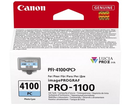Cartucho canon pfi - 4100pc cian