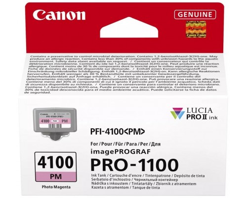 Cartucho canon pfi - 4100pm magenta
