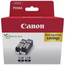 Cartucho canon pgi - 520bk negro twin pack