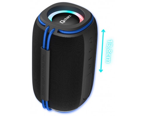 Altavoz qcharx flow mini negro 10w