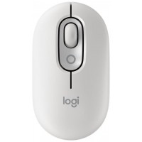 Raton inalambrico logitech pop mouse blanco