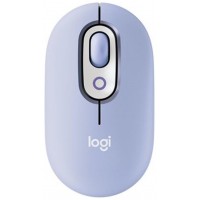 Raton inalambrico logitech pop mouse lila