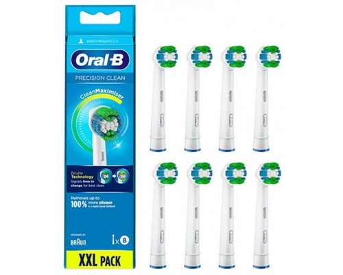 Pack 8 cabezales recambios braun oral