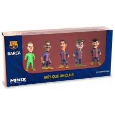 Pack 5 figuras minix fc barcelona