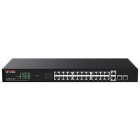 Switch ip - com g1128p - 24 - 250w 28 puertos