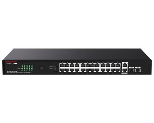 Switch ip - com g1128p - 24 - 250w 28 puertos
